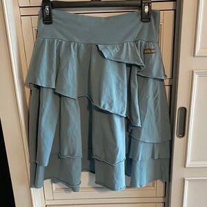 Matilda Jane Dusty Blue Tiered Ruffle Skirt